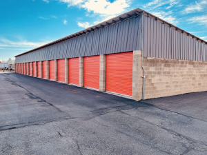 red garage doors